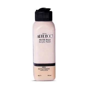 ARTDECO 3654 AKRİLİK BOYA 140ML SÜTLÜ KAHVE >