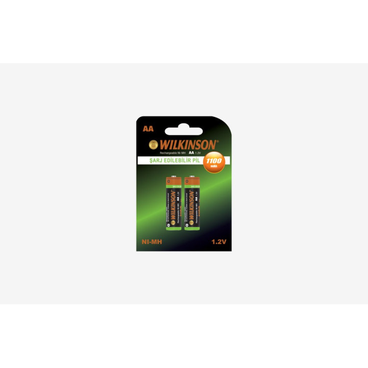 WILKINSON NI-MH 1100 MAH ŞARJ EDİLEBİLİR PİL *12