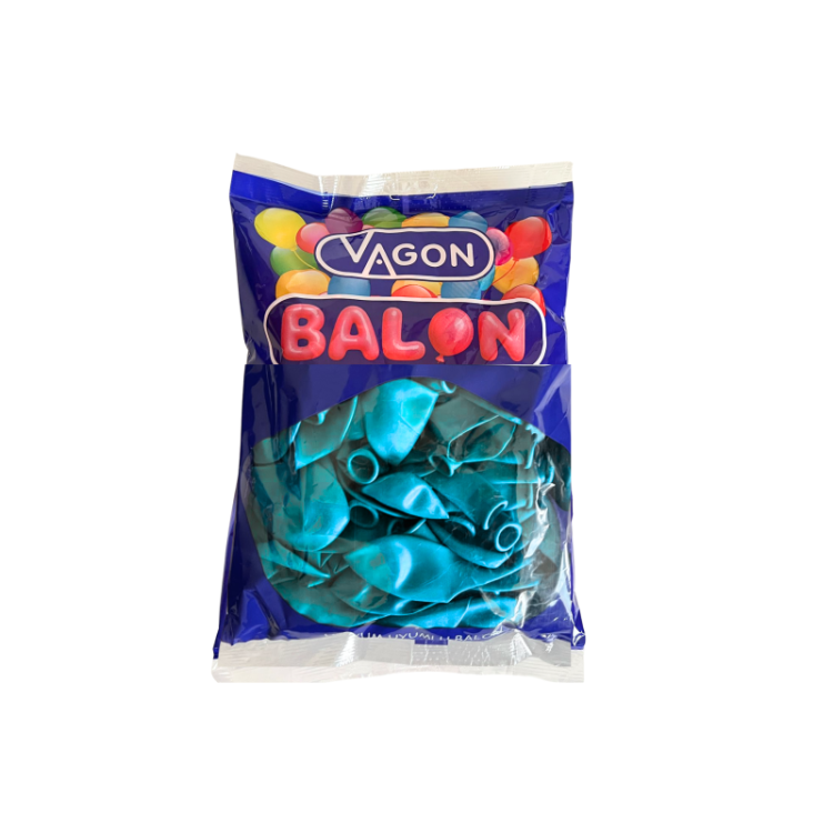 VAGON 8010 MAVİ BALON 100'LÜ