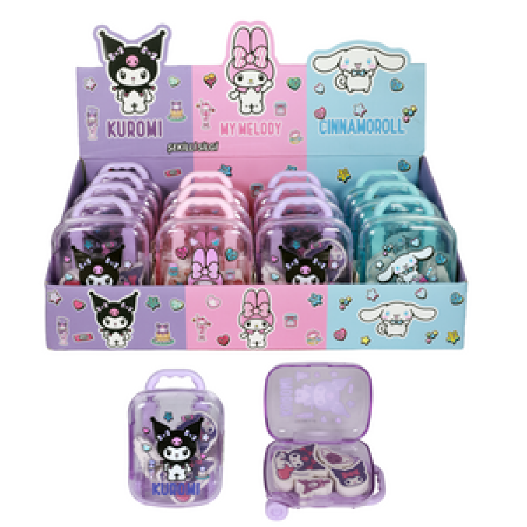 KUROMİ&MY MELODY SİLGİ MİNİ ÇEK ÇEK 16'LI PAKET