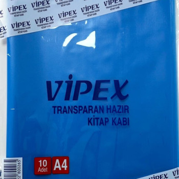 VİPEX HAZIR KİTAP KABI RENKLİ 10'LU *200 VİPEX HAZIR KİTAP KABI RENKLİ 10'LU *200