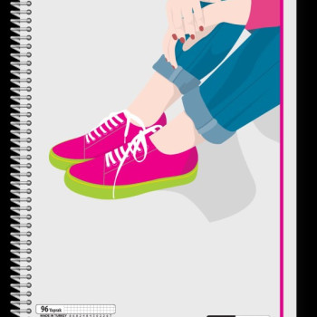 A-4 DAZZLE SPİRALLİ PP (ŞEFFAF) PELLUCİD 4 RENK 72 YP /4