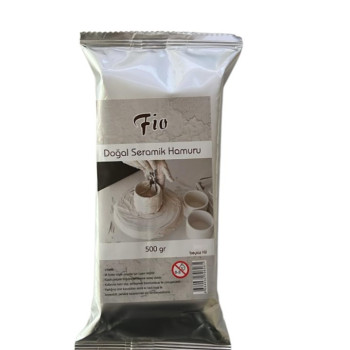 FİO DOĞAL SERAMİK HAMURU BEYAZ 500GR*36 > FİO DOĞAL SERAMİK HAMURU BEYAZ 500GR*36 >
