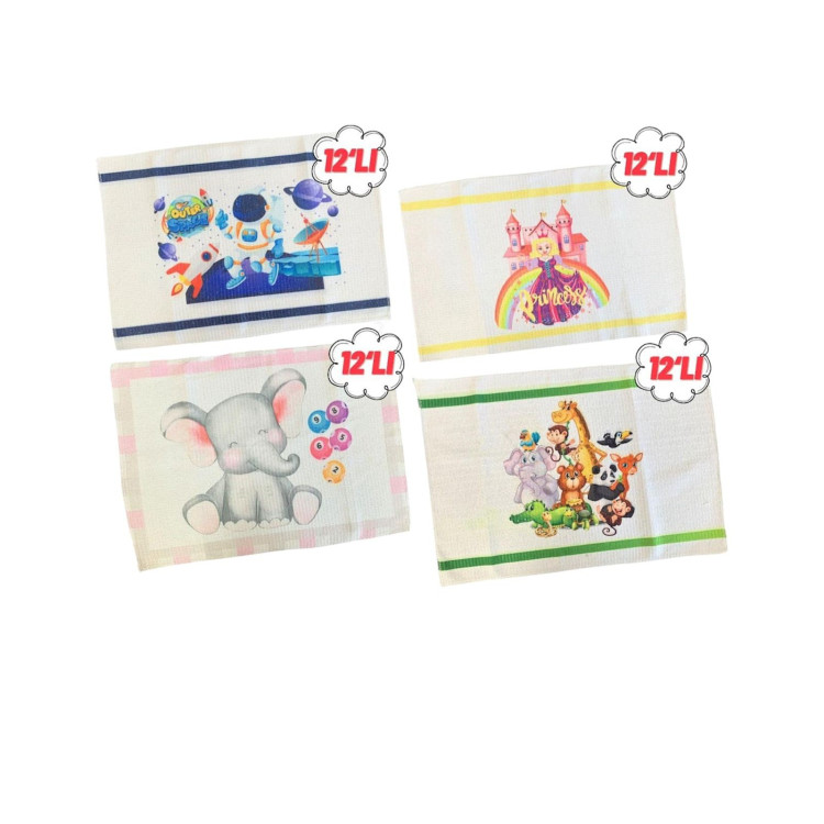 MYROSE ÇOCUK BESLENME BEZİ 12Lİ *20