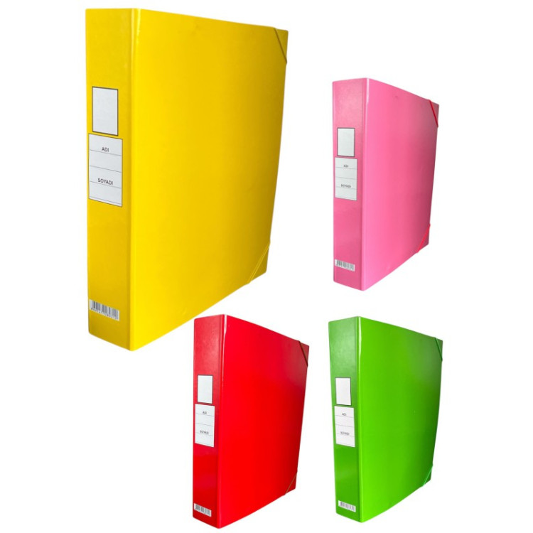 LASTİKLİ KLASÖR DÜZ RENK*72