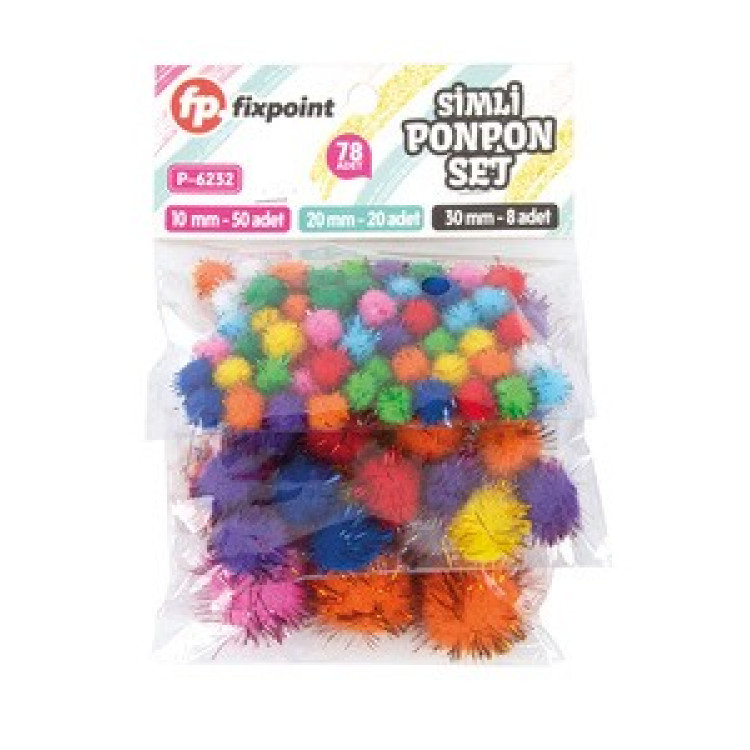 FİXPOİNT P-6232 PONPON SİMLİ 78'Lİ 12 PAKET *20