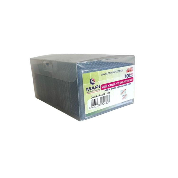 MAPİ 12 95 PVC EHLİYET KART KORUMA KABI 100LÜ *20