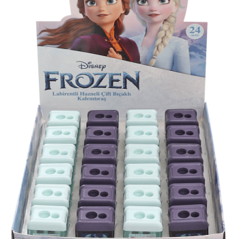 KAMP.FROZEN LABİRENTLİ HAZNELİ ÇİFT BIÇAKLI KALEMTIRAŞ ELSA 24'LÜ ^*720 KAMP.FROZEN LABİRENTLİ HAZNELİ ÇİFT BIÇAKLI KALEMTIRAŞ ELSA 24'LÜ ^*720