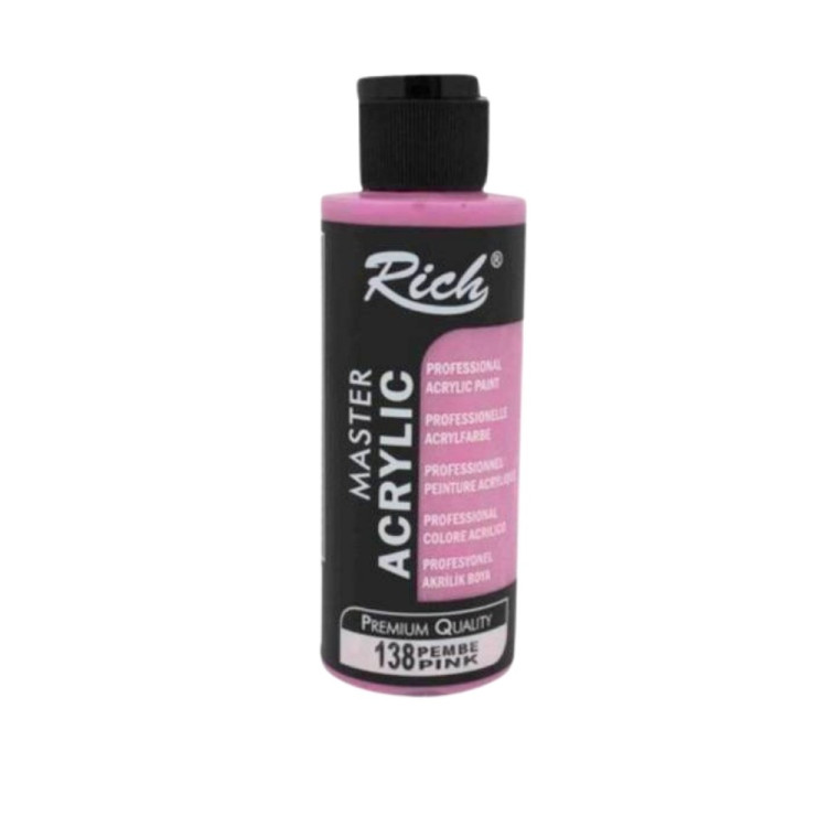 RİCH MASTER 2122 AKRİLİK BOYA PEMBE 120CC
