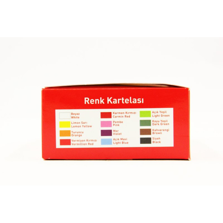 SÜDOR SD826 PARMAK BOYASI SET 12x30 ML *36