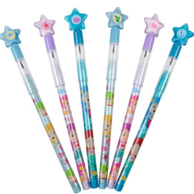 DOLPHIN MER-720 GEÇMELİ KALEM YILDIZ BAŞLIKLI 24LÜ