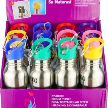 LALELİ 8-S RENKLİ ÇELİK MATARA 500 ML *72