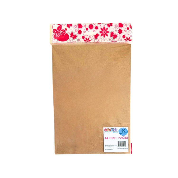 SEVEN A4 KRAFT KAĞIDI 50Lİ