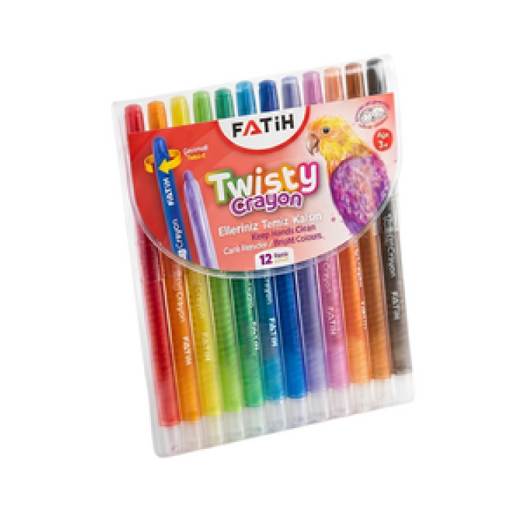 FATİH 50240 TWİSTY CRAYON MUM BOYA 12 RENK *144