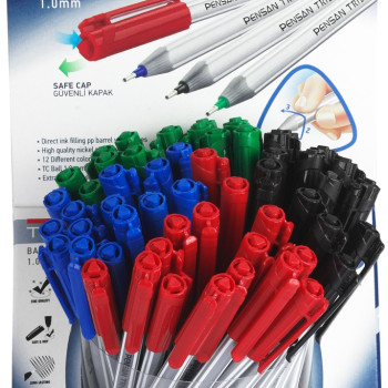 PENSAN 1003 TRİBALL TÜKENMEZ KALEM MSKY 60'LI *16 PENSAN 1003 TRİBALL TÜKENMEZ KALEM MSKY 60'LI *16