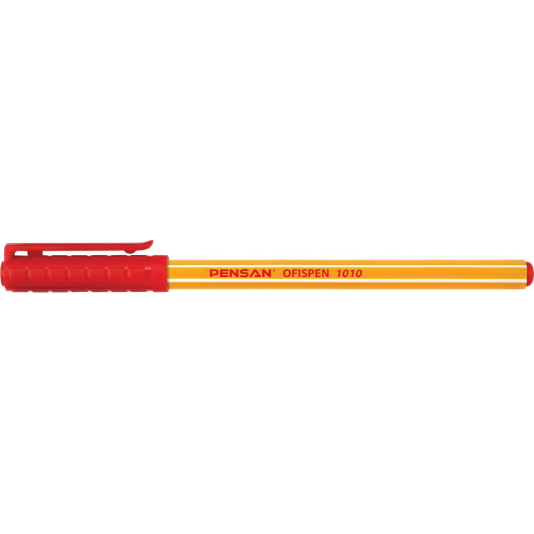 PENSAN 1010 OFFICE PEN KIRMIZI 60'LI *24