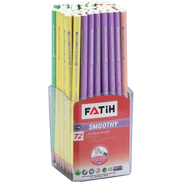 FATİH 16820 SMOOTHY KURŞUN KALEM 72Lİ *24