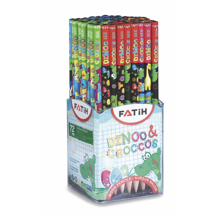 FATİH 16830 DİNOCROCCOS KURŞUN KALEM 72Lİ *24