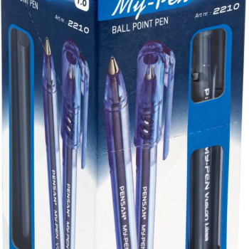 PENSAN 2210 MY-PEN TÜKENMEZ KALEM MAVİ 25'Lİ*80