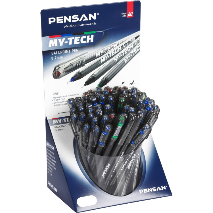 PENSAN 2240 MY-TECH TÜKENMEZ KALEM MSKY 60LI