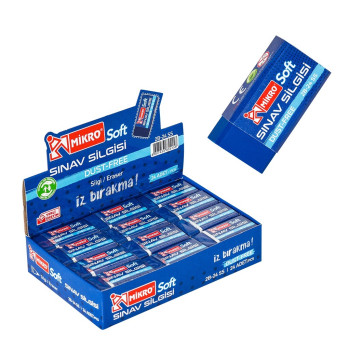 MİKRO 2B-24SS SINAV SİLGİSİ SOFT 24'LÜ*50