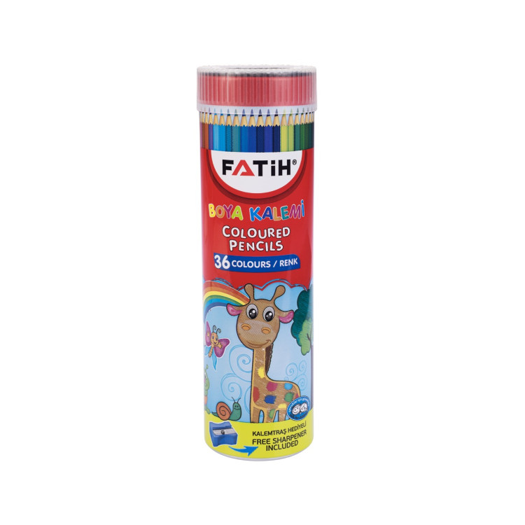 FATİH 33190 KURUBOYA 36 RENK TAM BOY TÜP 6LI *8