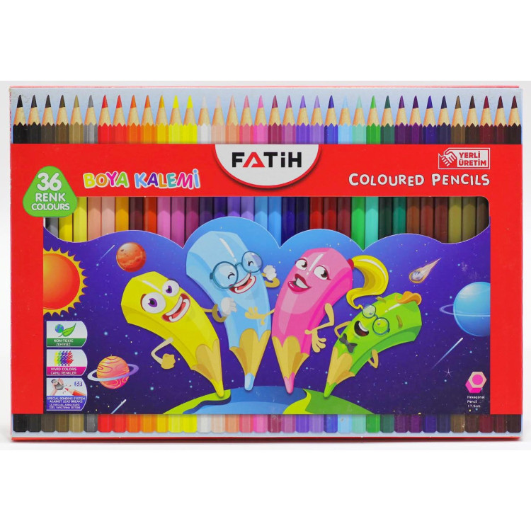 FATİH 33245 36 RENK TAMBOY KURUBOYA 6'LI *12