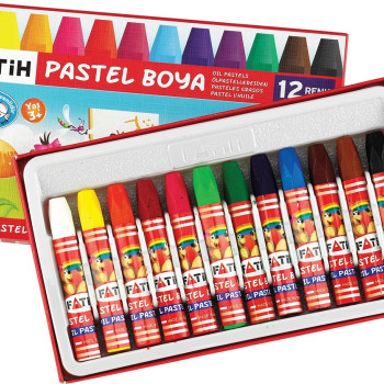 FATİH 34012 12 RENK PASTEL BOYA*144 FATİH 34012 12 RENK PASTEL BOYA*144