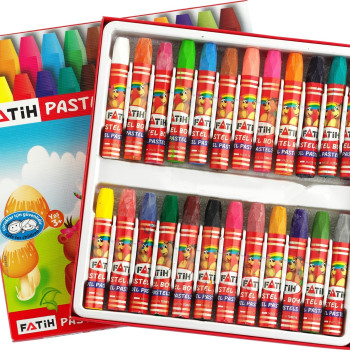 FATİH 50340 PASTEL BOYA 24RENK *60