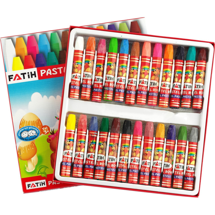 FATİH 50340 PASTEL BOYA 24RENK *60