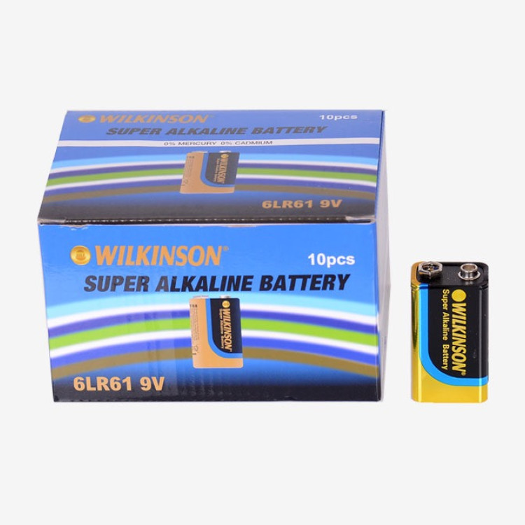 WILKINSON ALKALİNE 6LR61 9V PİL *10