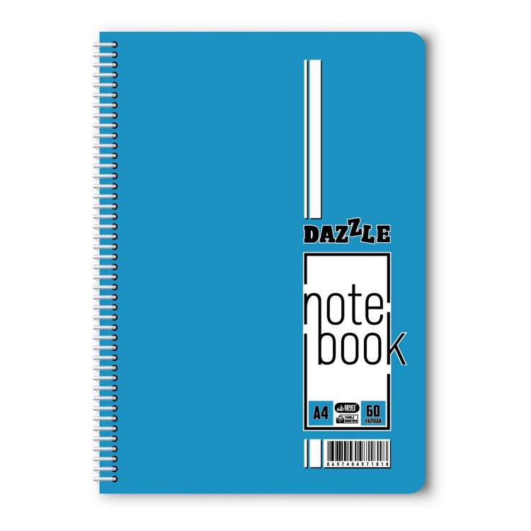 A-4 SPİRALLİ PP KAPAK 60 YP DÜZ *6