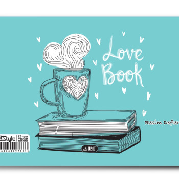 NEW STYLE PP KPK SPİRALLİ RESİM DEFTERİ 35*50 25YP *3