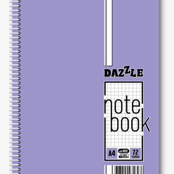 A-4 SPİRALLİ PP KAPAK 72YP KARELİ*6