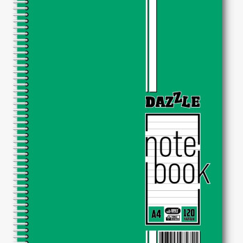 A-4 SPİRALLİ PP KAPAK 120YP ÇİZGİLİ*4