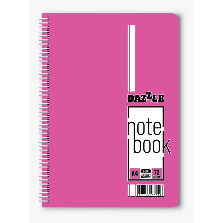 A-4 SPİRALLİ PP KAPAK 72 YP DÜZ *6