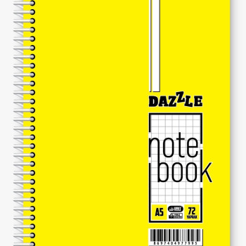 A-5 SPİRALLİ PPKAPAK 72YP KARELİ*12