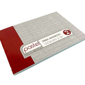 PASTEL 2/50 OTOKOPİLİ PARA MAKBUZU 2N *12*****************