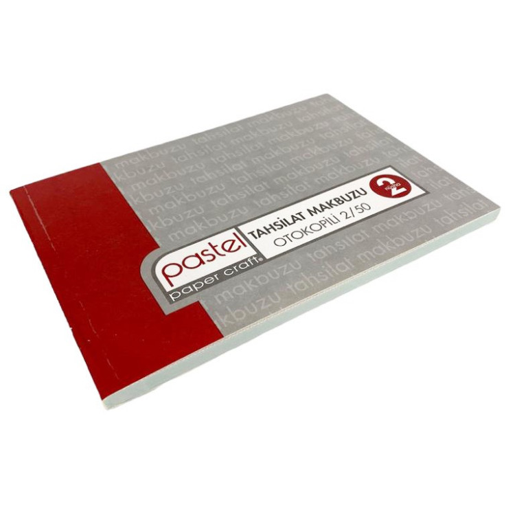 PASTEL 2/50 OTOKOPİLİ TAHSİLAT MAKBUZU 2N *12