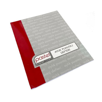 PASTEL BÜYÜK PUANTAJ DEFTERİ 24'LÜ *22************