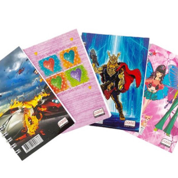 PASTEL A7 SPİRALLİ NOT DEFTERİ KARELİ 12Lİ *60