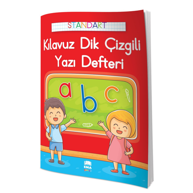 EMA A4 KILAVUZ  DİK ÇİZGİLİ  GÜZEL YAZI DEFTER RENKLİ*50