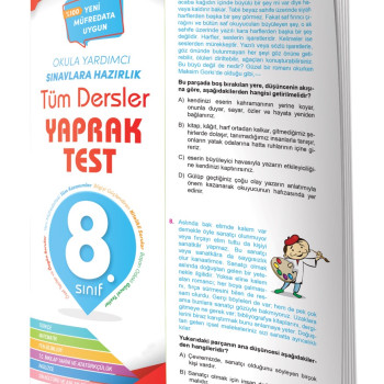 TÜM DERSLER YAPRAK TEST 8.SINIF ELEMENT