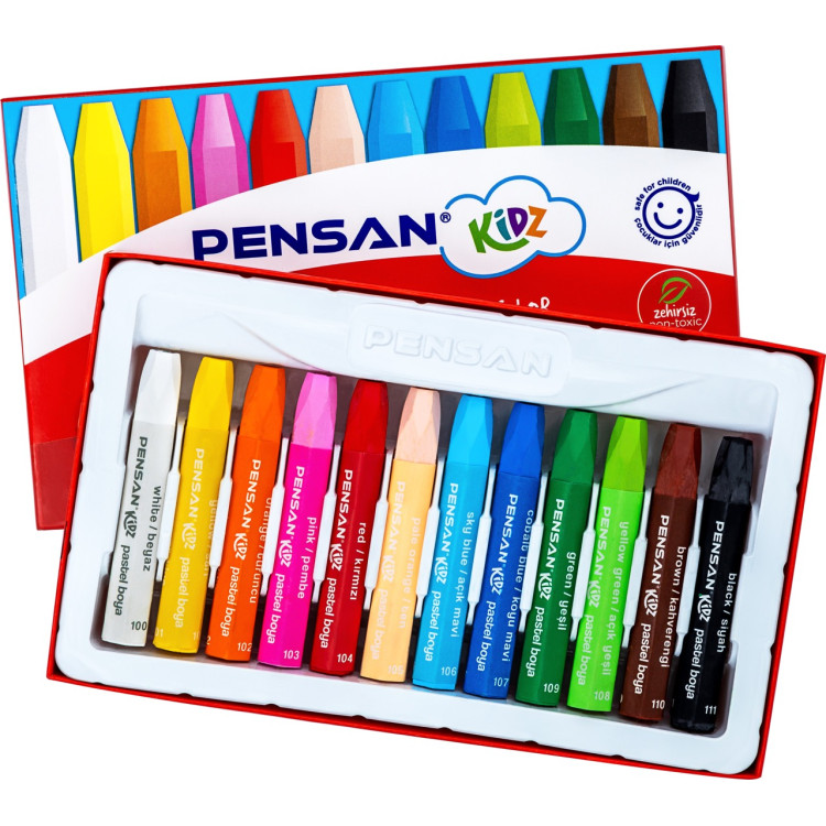 PENSAN KİDZ 98060 12 RENK PASTEL BOYA *144