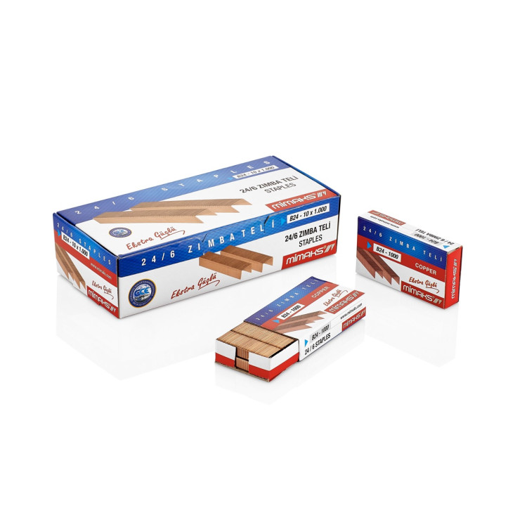 MİMAKS B-24 BAKIR ZIMBA TELİ 24/6 10LU *30