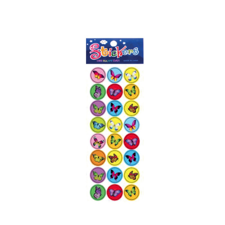 ALPER CB-416 KELEBEK KÜÇÜK STİCKER 20Lİ