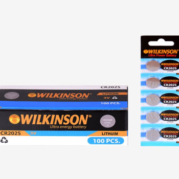 WILKINSON CR2025 LITHUIM PİL 5'Lİ*20 WILKINSON CR2025 LITHUIM PİL 5'Lİ*20