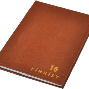 E240-16 GÜRPAŞ 17*24 CİLT BEZLİ TİCARİ FİHRİST 16'LI *48