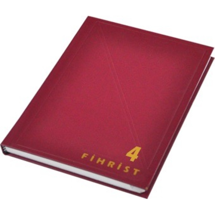 E240-4 GÜRPAŞ 17*24 CİLT BEZLİ TİCARİ FİHRİST 4LÜ