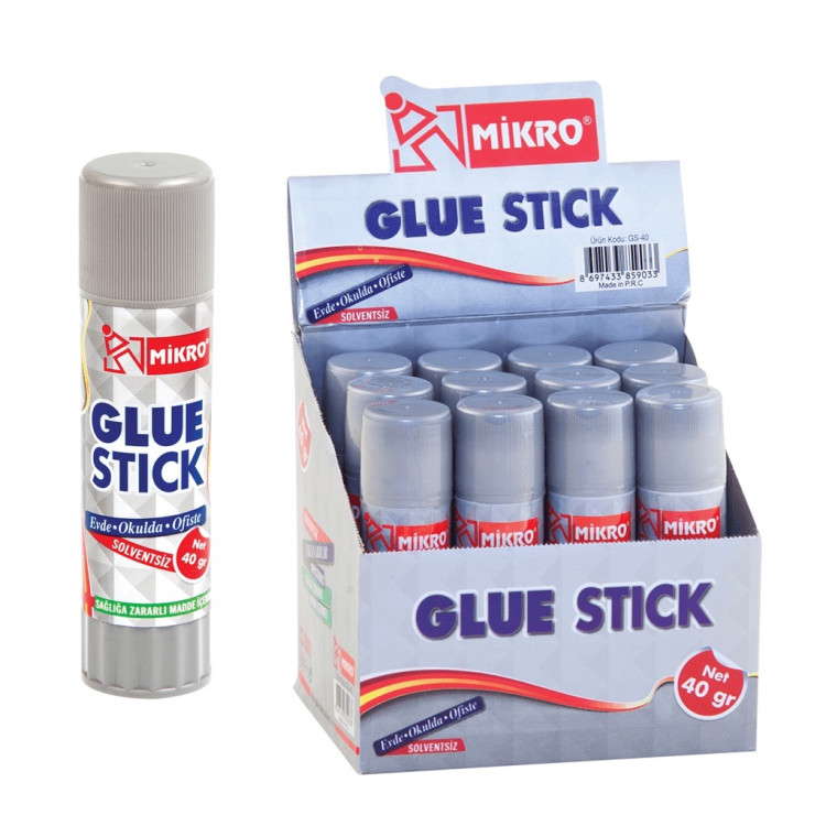MİKRO GS40 STİCK YAPIŞTIRICI 40GR 12Lİ *32